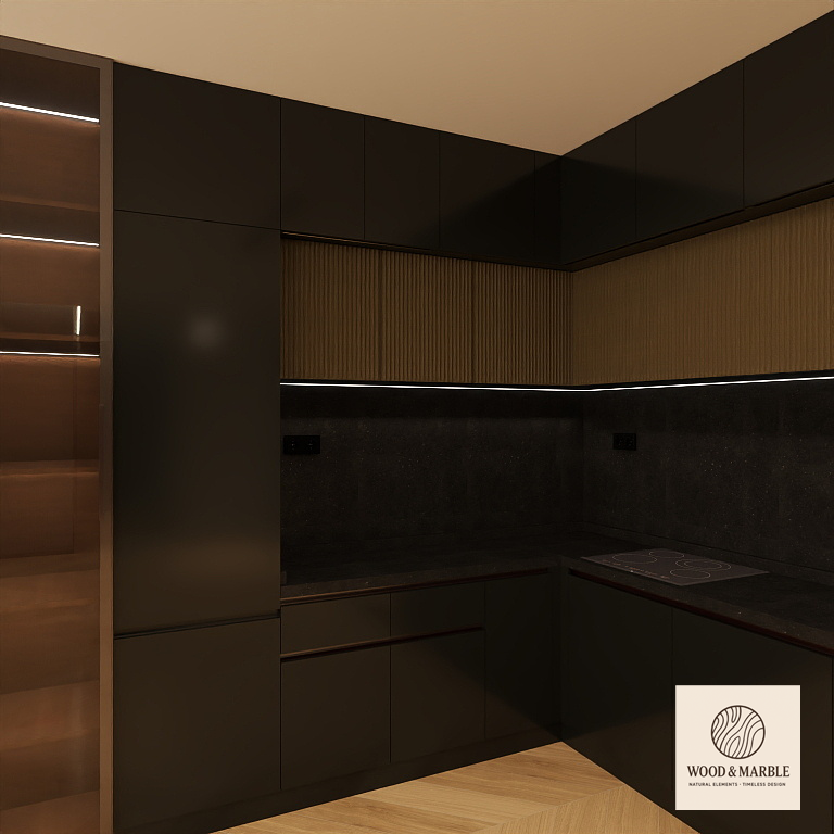 Beach apartment - Living room + Kitchen