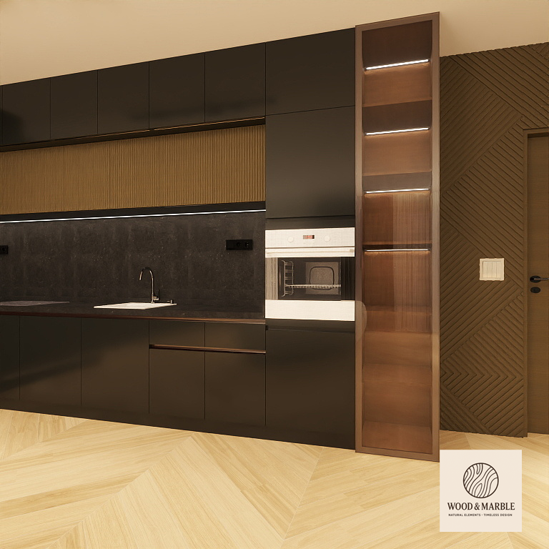 Beach apartment - Living room + Kitchen